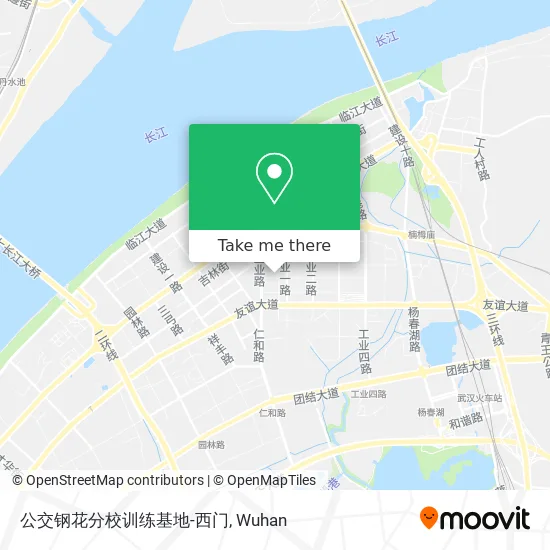 公交钢花分校训练基地-西门 map