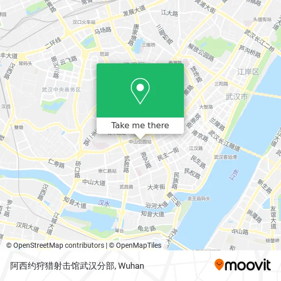 阿西约狩猎射击馆武汉分部 map