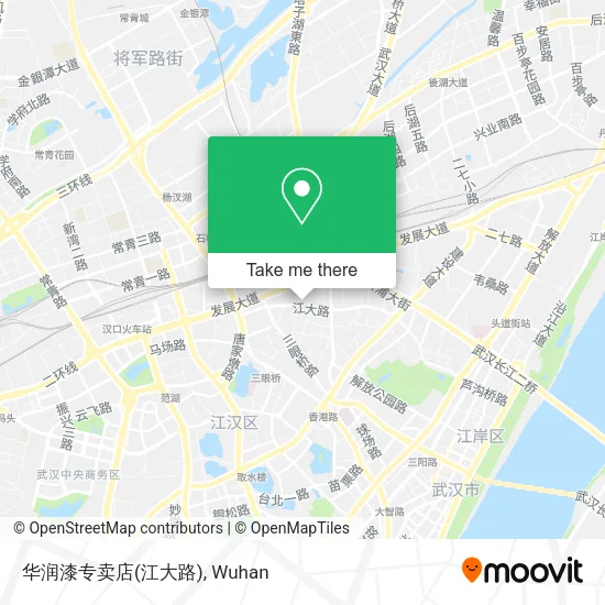 华润漆专卖店(江大路) map