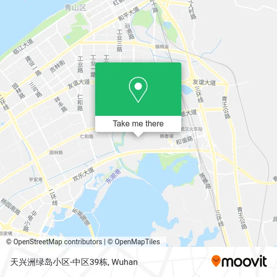 天兴洲绿岛小区-中区39栋 map