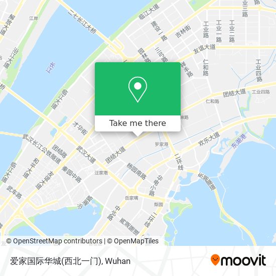 爱家国际华城(西北一门) map