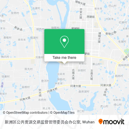 新洲区公共资源交易监督管理委员会办公室 map