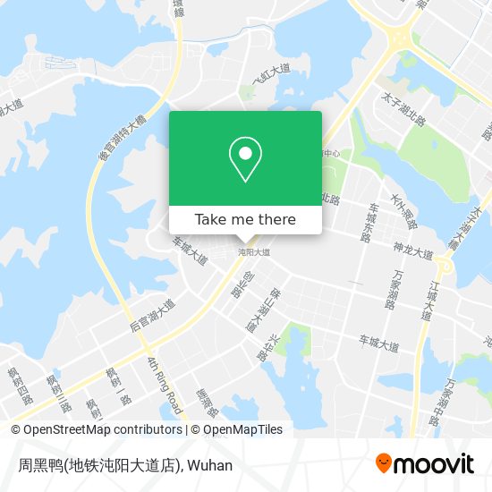 周黑鸭(地铁沌阳大道店) map