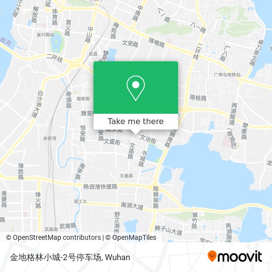 金地格林小城-2号停车场 map