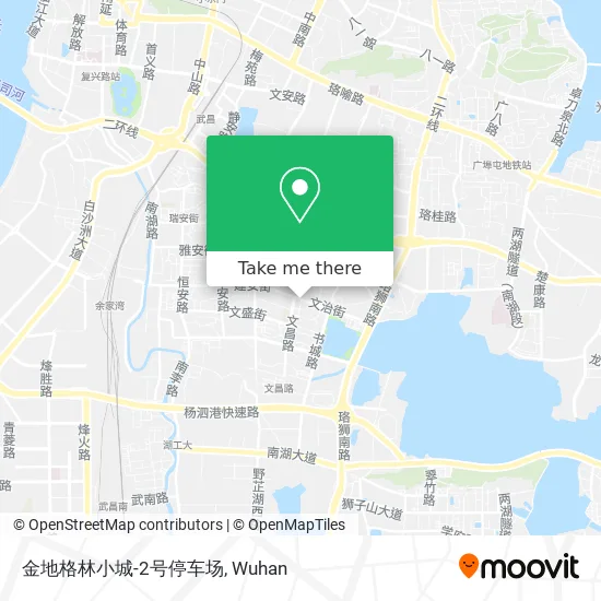 金地格林小城-2号停车场 map