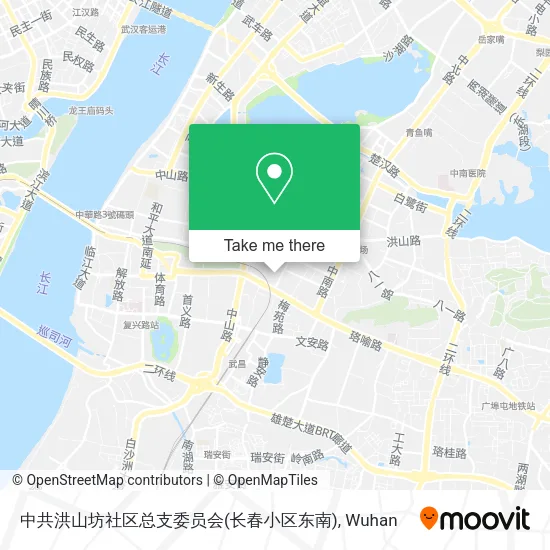 中共洪山坊社区总支委员会(长春小区东南) map