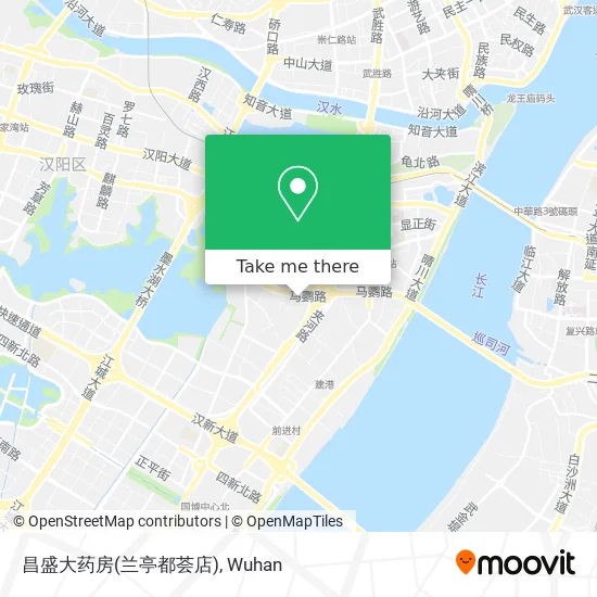 昌盛大药房(兰亭都荟店) map