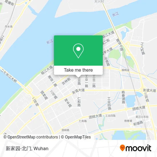 新家园-北门 map