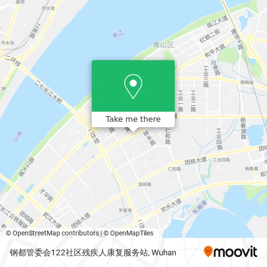 钢都管委会122社区残疾人康复服务站 map