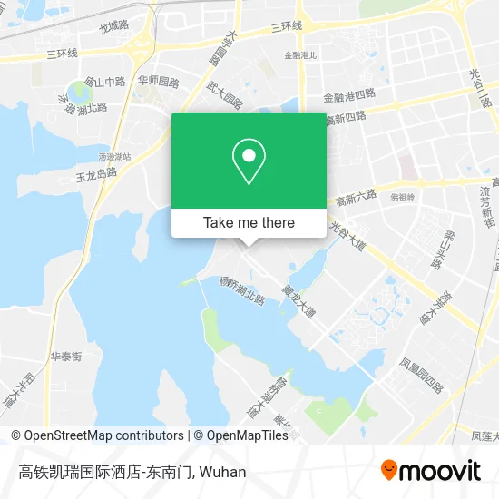 高铁凯瑞国际酒店-东南门 map