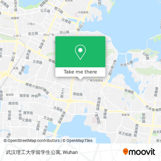 武汉理工大学留学生公寓 map