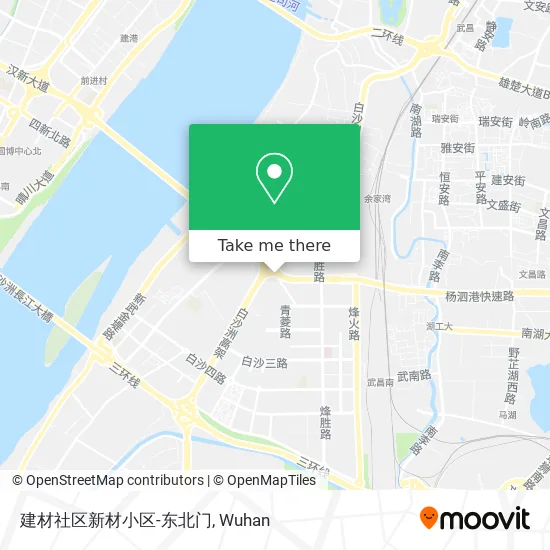 建材社区新材小区-东北门 map