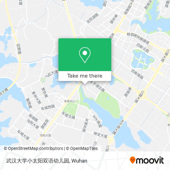 武汉大学小太阳双语幼儿园 map