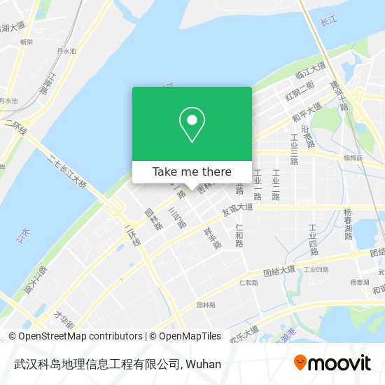 武汉科岛地理信息工程有限公司 map