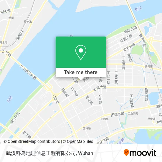 武汉科岛地理信息工程有限公司 map