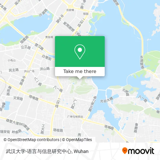 武汉大学-语言与信息研究中心 map