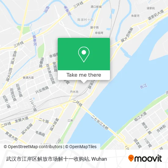 武汉市江岸区解放市场解十一收购站 map