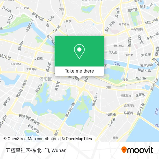 五檀里社区-东北1门 map