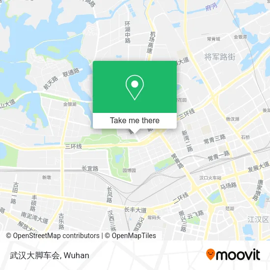 武汉大脚车会 map