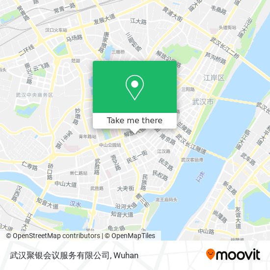 武汉聚银会议服务有限公司 map