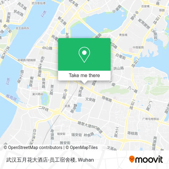 武汉五月花大酒店-员工宿舍楼 map