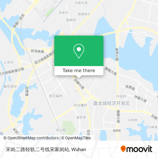 宋岗二路轻轨二号线宋家岗站 map