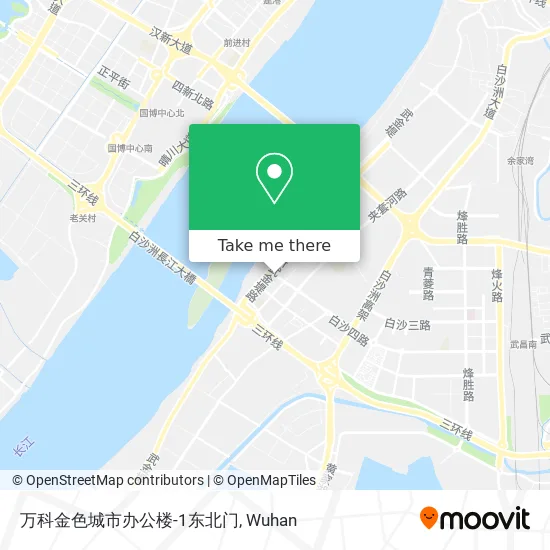 万科金色城市办公楼-1东北门 map