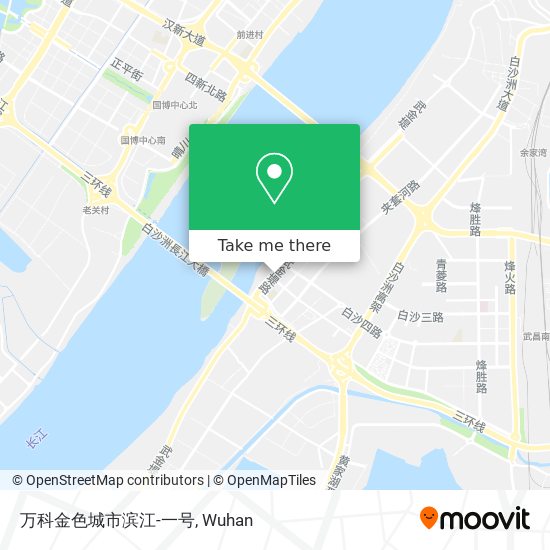 万科金色城市滨江-一号 map
