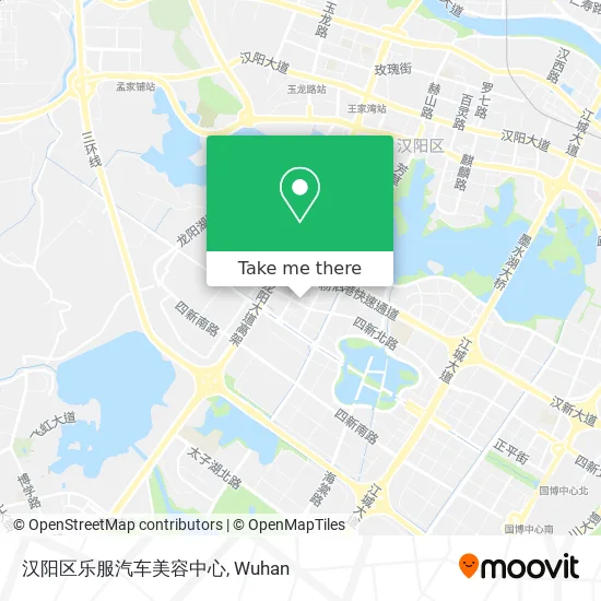 汉阳区乐服汽车美容中心 map