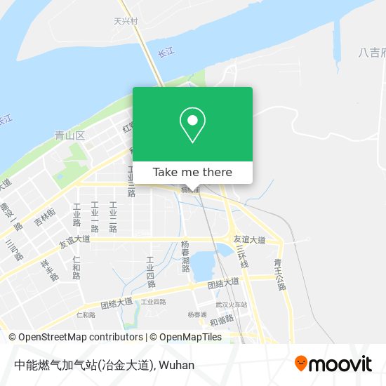 中能燃气加气站(冶金大道) map