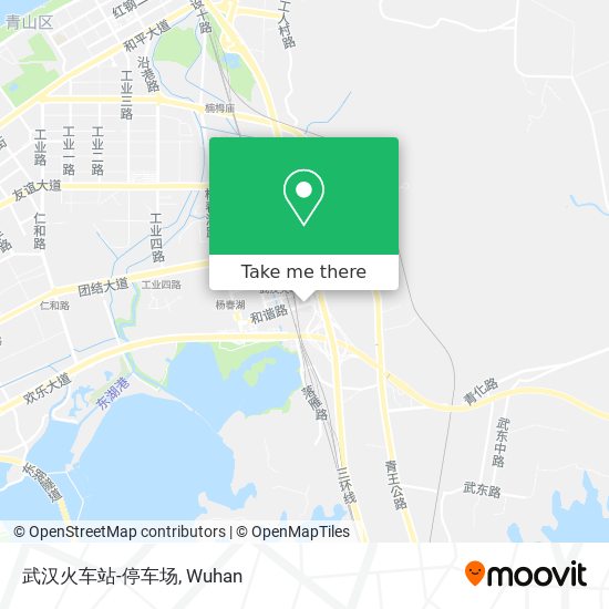 武汉火车站-停车场 map