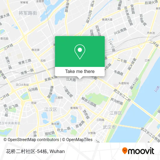 花桥二村社区-54栋 map