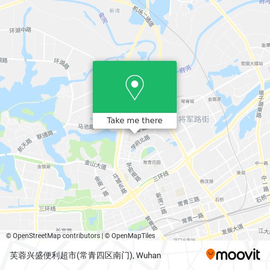 芙蓉兴盛便利超市(常青四区南门) map