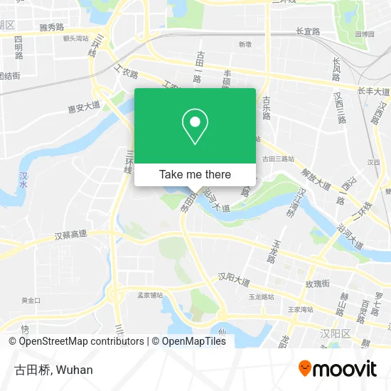 古田桥 map