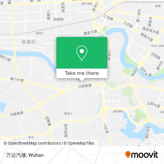 万达汽修 map