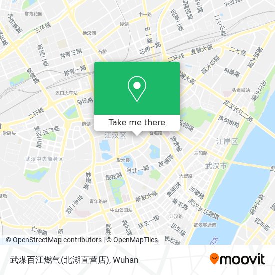 武煤百江燃气(北湖直营店) map