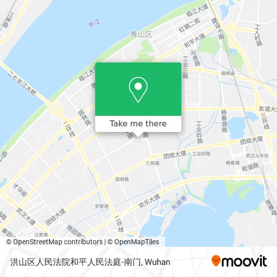 洪山区人民法院和平人民法庭-南门 map