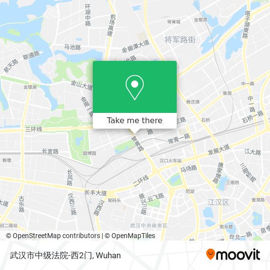 武汉市中级法院-西2门 map