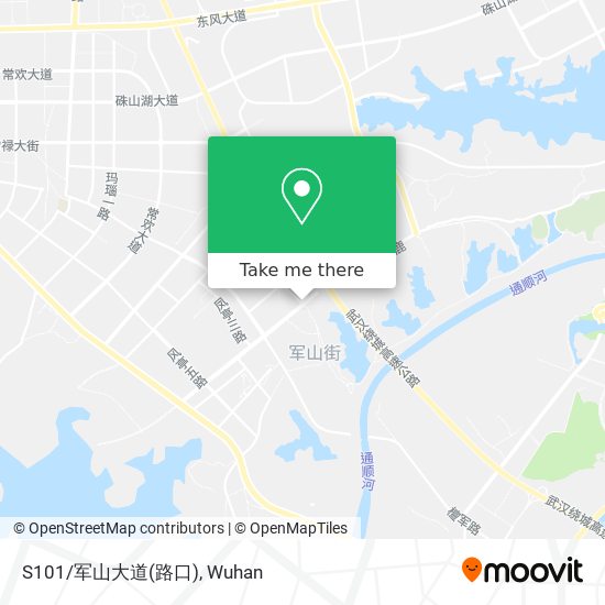 S101/军山大道(路口) map