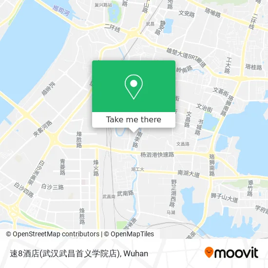 速8酒店(武汉武昌首义学院店) map