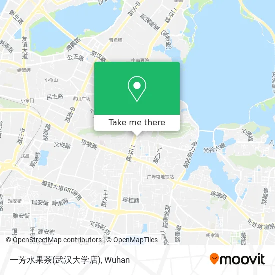 一芳水果茶(武汉大学店) map