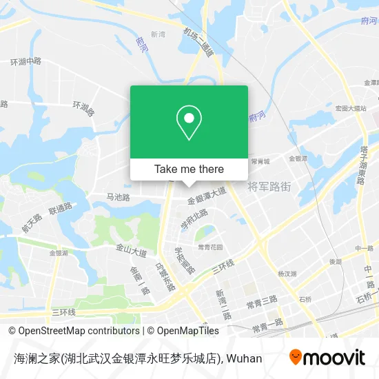 海澜之家(湖北武汉金银潭永旺梦乐城店) map