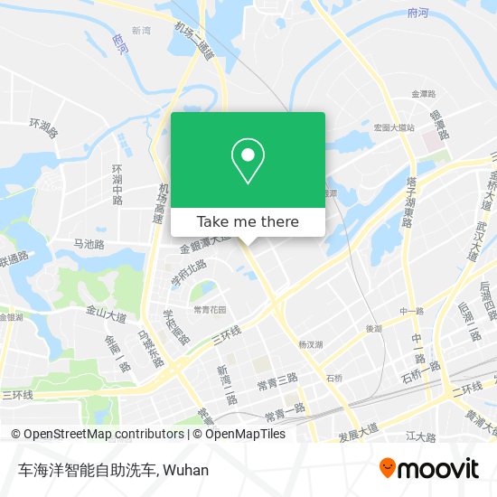 车海洋智能自助洗车 map