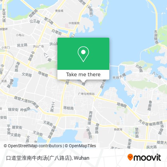 口道堂淮南牛肉汤(广八路店) map