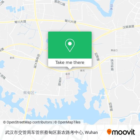 武汉市交管局车管所蔡甸区新农路考中心 map
