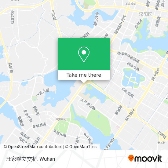汪家嘴立交桥 map