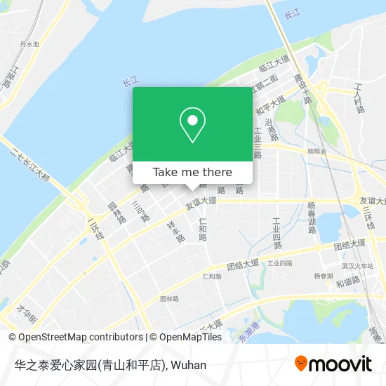 华之泰爱心家园(青山和平店) map