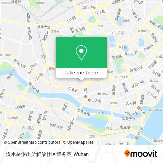 汉水桥派出所解放社区警务室 map