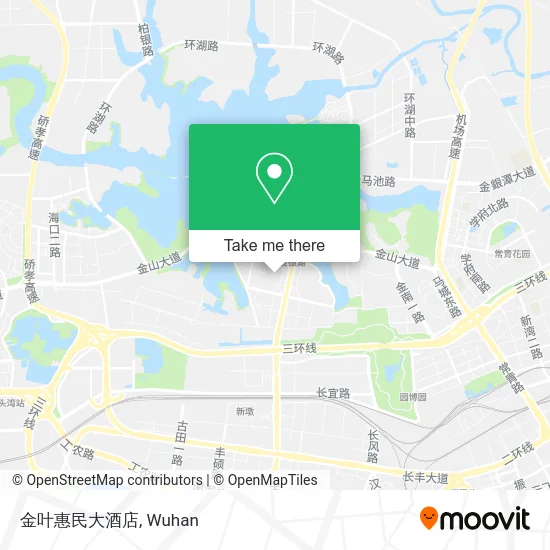 金叶惠民大酒店 map