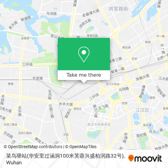 菜鸟驿站(华安里过涵洞100米芙蓉兴盛柏润路32号) map